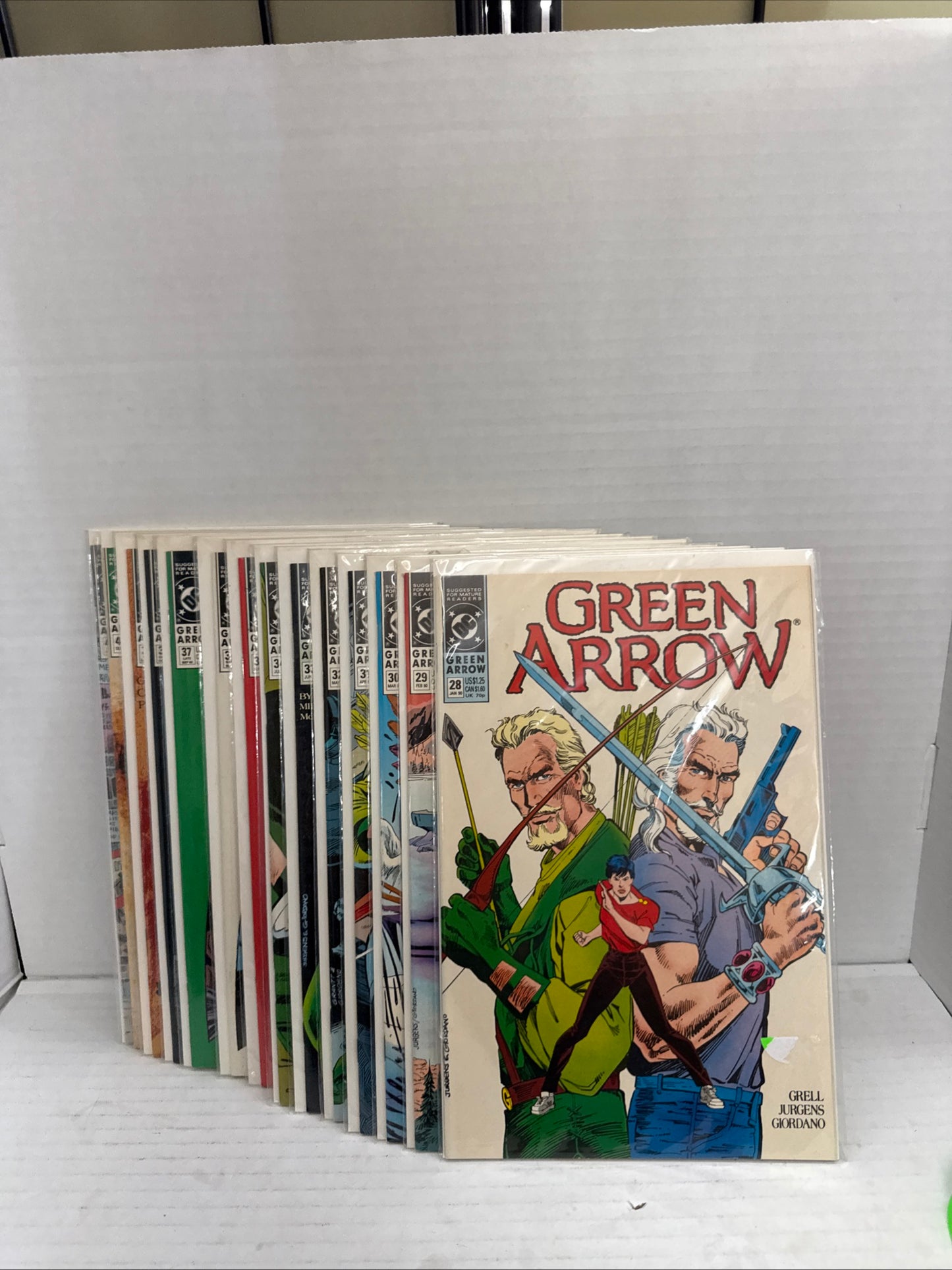 Green Arrow DC 1990 Run Of 14 Comics!