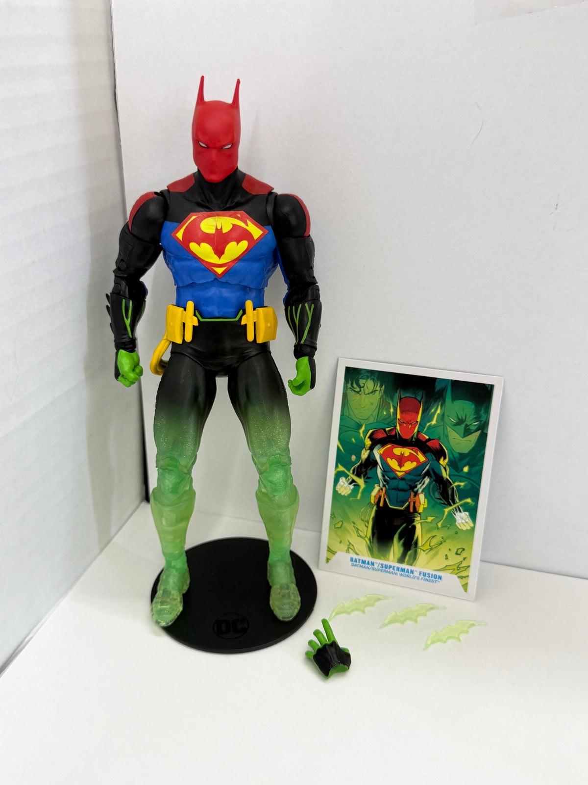 McFarlane DC Multiverse Platinum Edition Batman/Superman Fusion- World's Finest