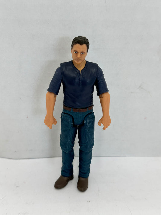 Jurassic World Dino Rivals DINOSAUR TRAINER OWEN GRADY 3.75" Figure Only #2
