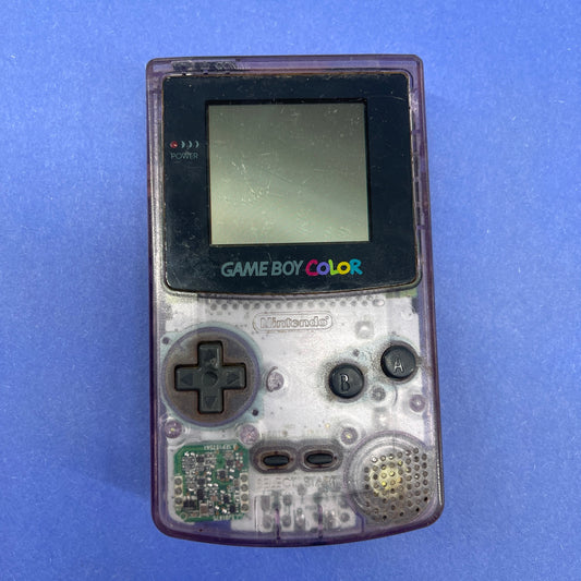 Nintendo Game Boy Color Handheld System - Atomic Purple * READ*