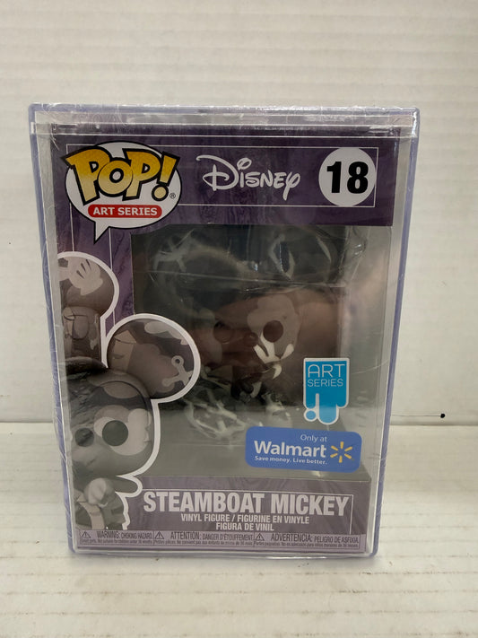 Funko Pop! Protector: Disney Steamboat Mickey Walmart (Exclusive) #18 Sealed