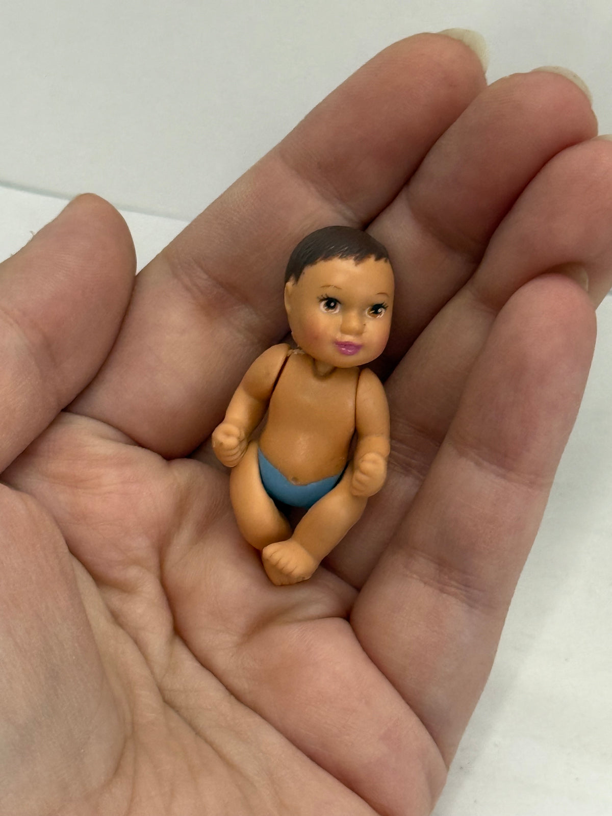Hispanic Pregnant Barbie Midge’s Baby Boy Blue Diaper Replacement Doll Mattel