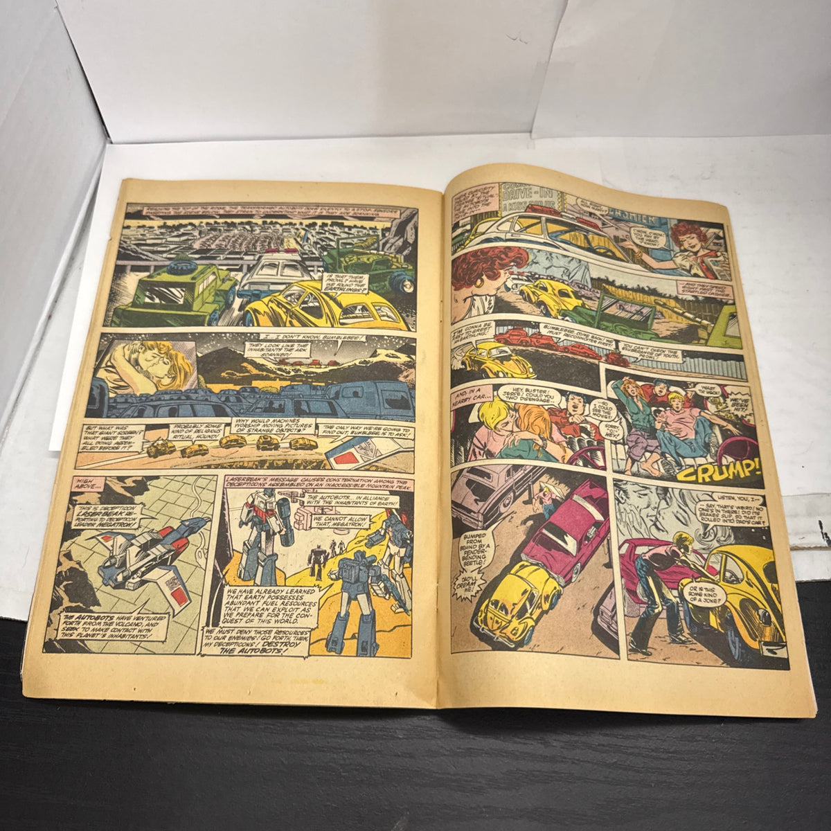 Marvel Comics The Transformers 1st  Printing Optimus Prime Comic CONDITION Photo