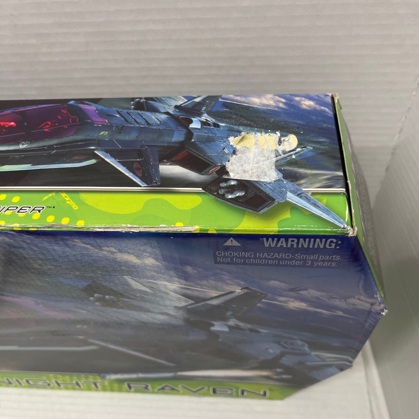 2009 GI JOE ROC COBRA NIGHT RAVEN JET w/ AIR VIPER v3 FIGURE MISB SEALED