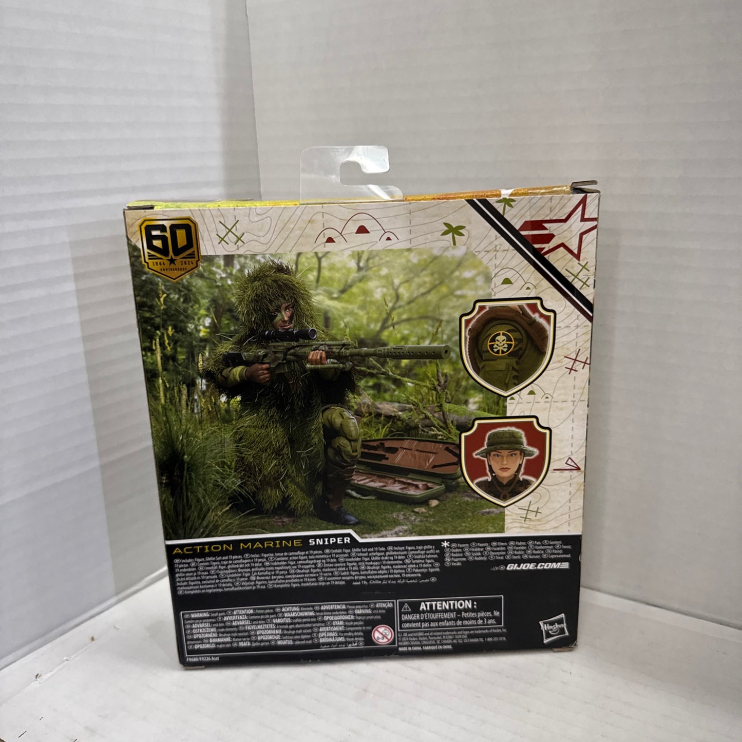 G.I. Joe Classified Series 60th Anniversary Marine Sniper 6" Action Figure NEW