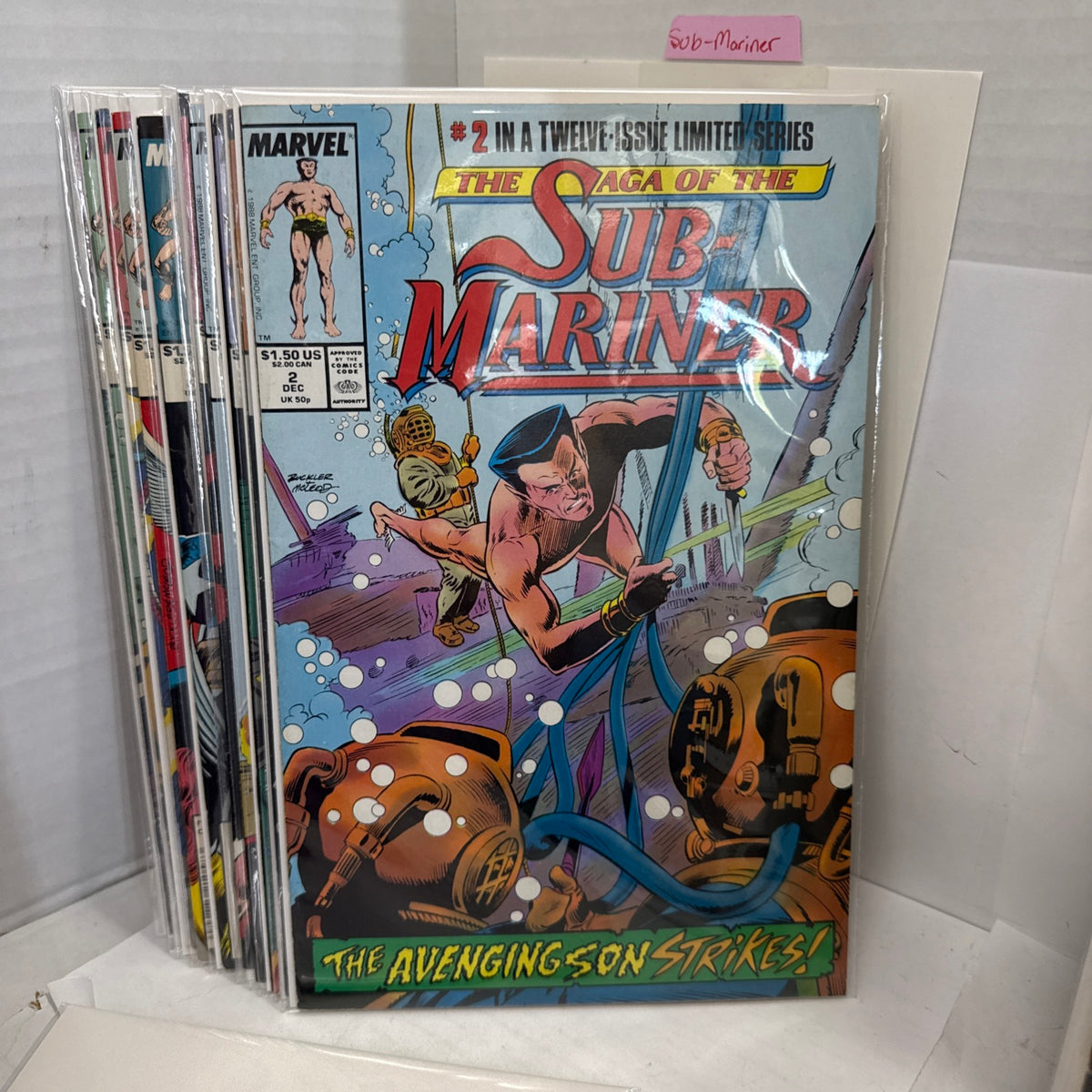 SAGA OF THE SUB-MARINER #1-12 COMPLETE LOT*1988, MARVEL LIMITED SERIES