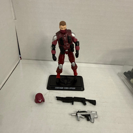 Hasbro GI Joe 25th Anniversary Resolute Cobra Officer v10 3.75" Figure & Parts