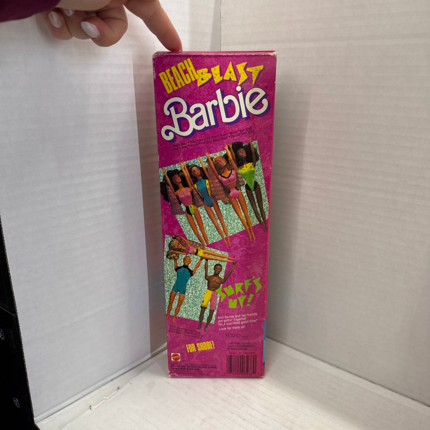 Vintage Barbie Beach Blast Doll Mattel 1989 No. 3237