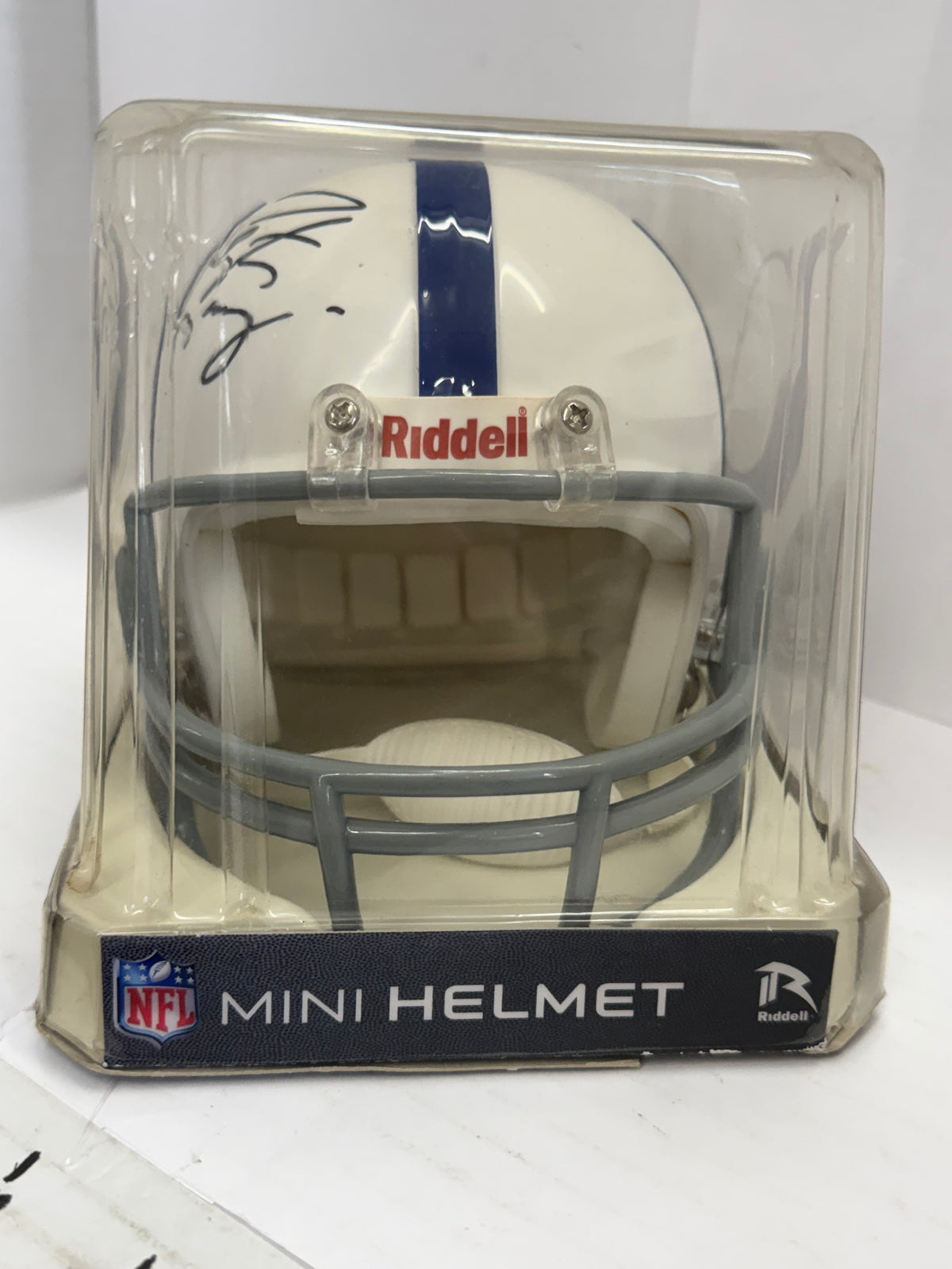 Peyton Manning Signed Indianapolis Colts Mini Helmet Steiner Sports W/ COA