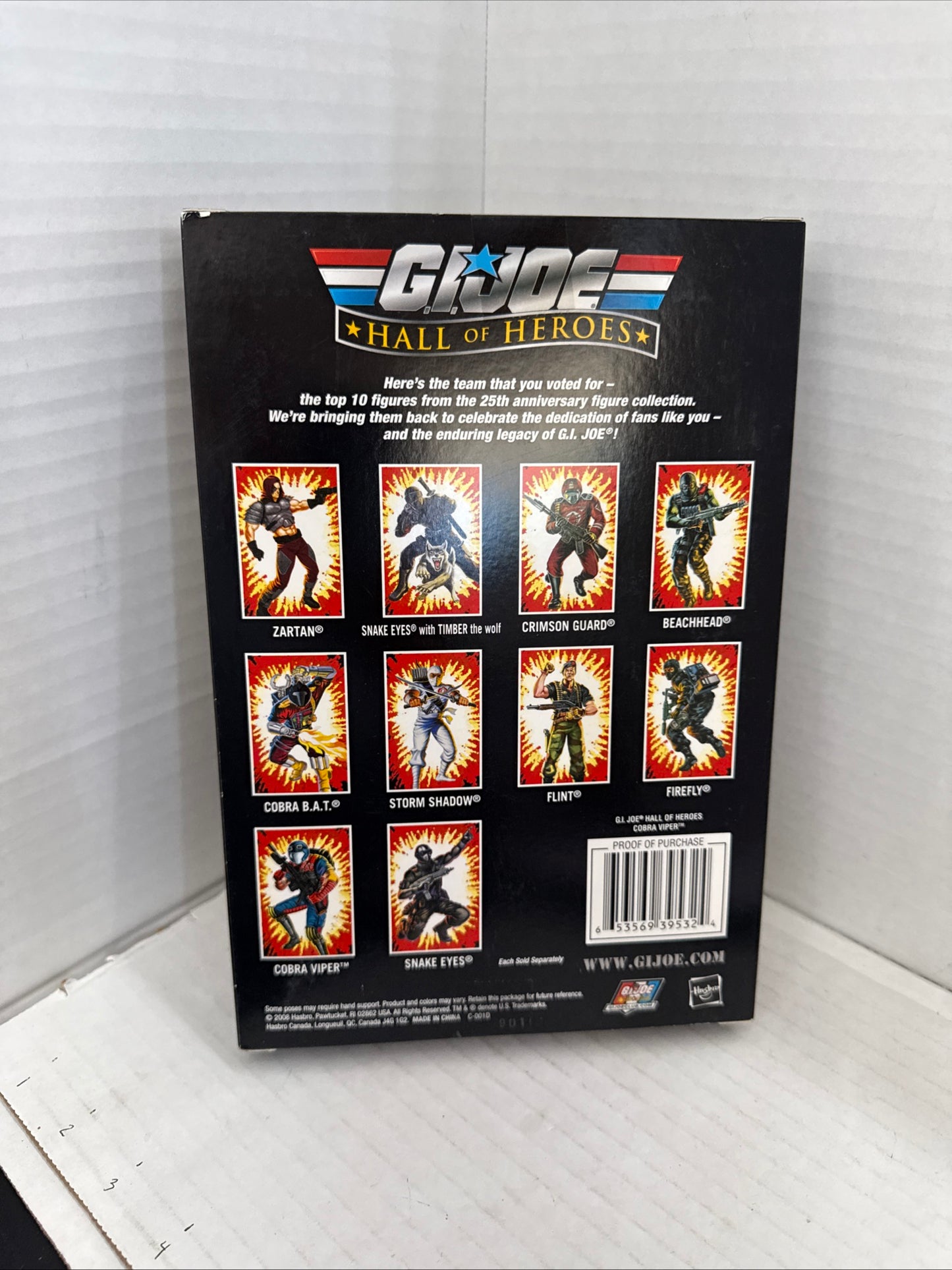 Vintage Hasbro GI Joe 2009 COBRA VIPER Hall of Heroes NEW MOC!