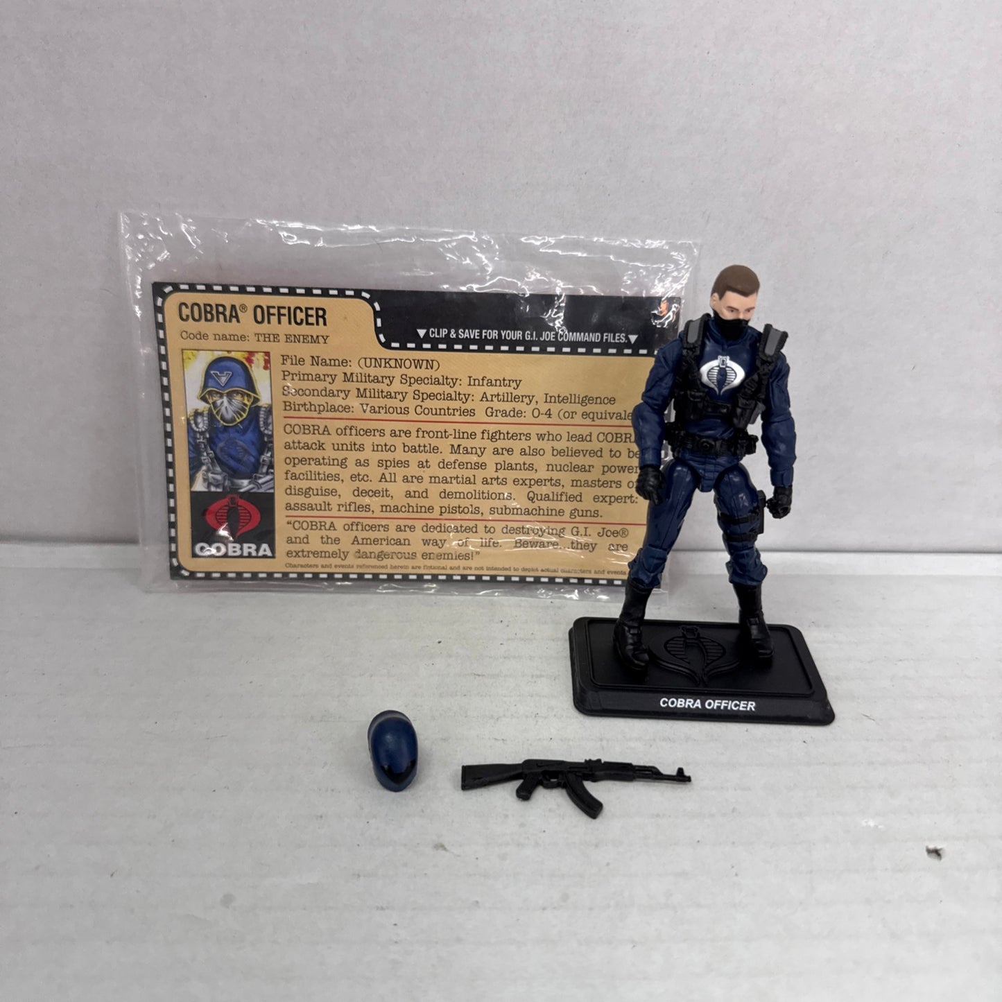 GI Joe Cobra Officer figure Hascon SDCC 2017 Missile Command HQ