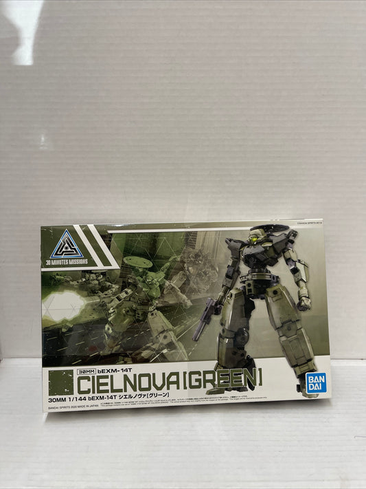 30MM #28 bEXM-14T Cielnova Green 30 Minute Missions Model Kit Bandai Hobby