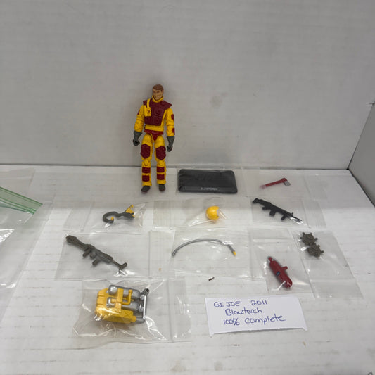 GI JOE PURSUIT OF COBRA JUNGLE ASSAULT FLAMETHROWER BLOWTORCH FIGURE G I Joe