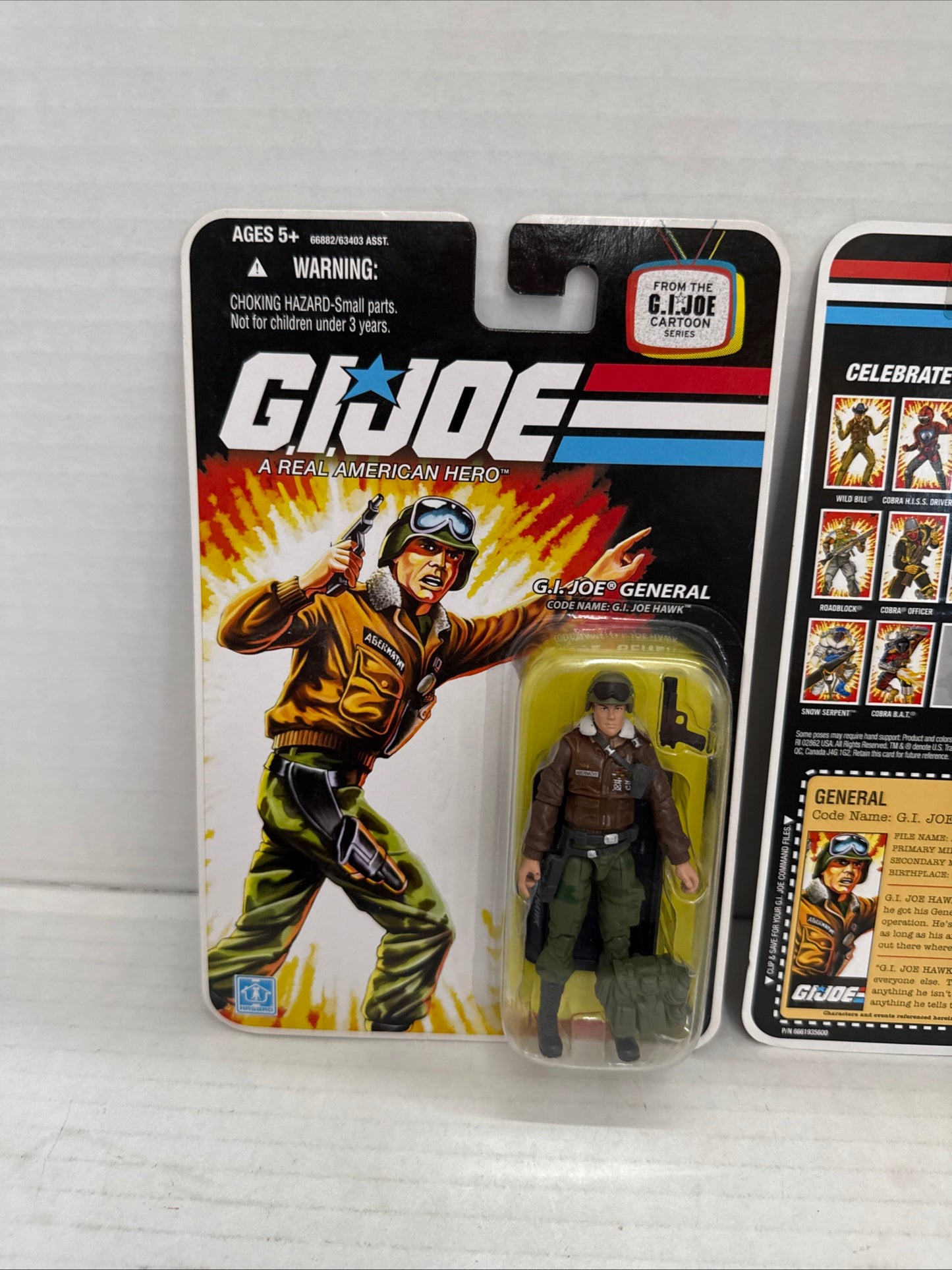 GI Joe 3.75” 25th General Hawk MOC