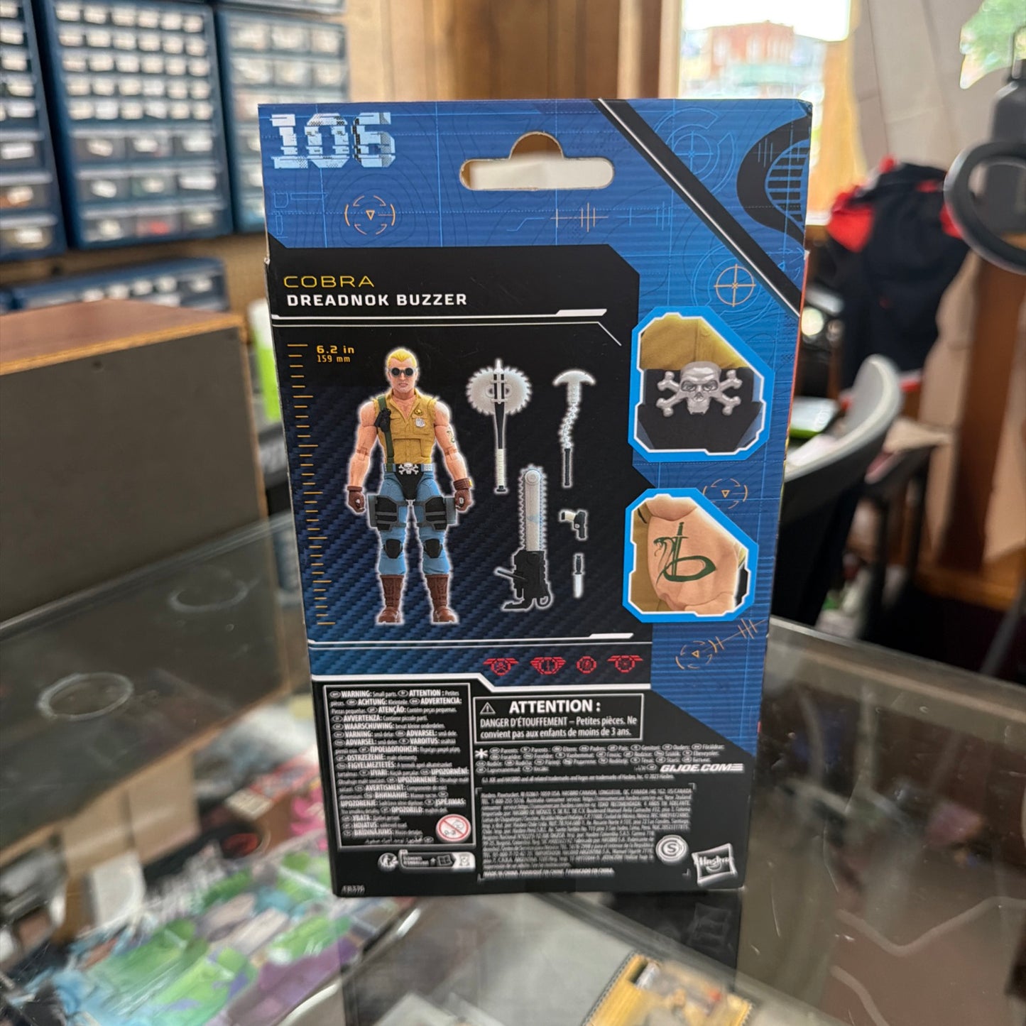 Hasbro G.I. Joe Classified Series Cobra Dreadnok Buzzer 6 inch Action Figure