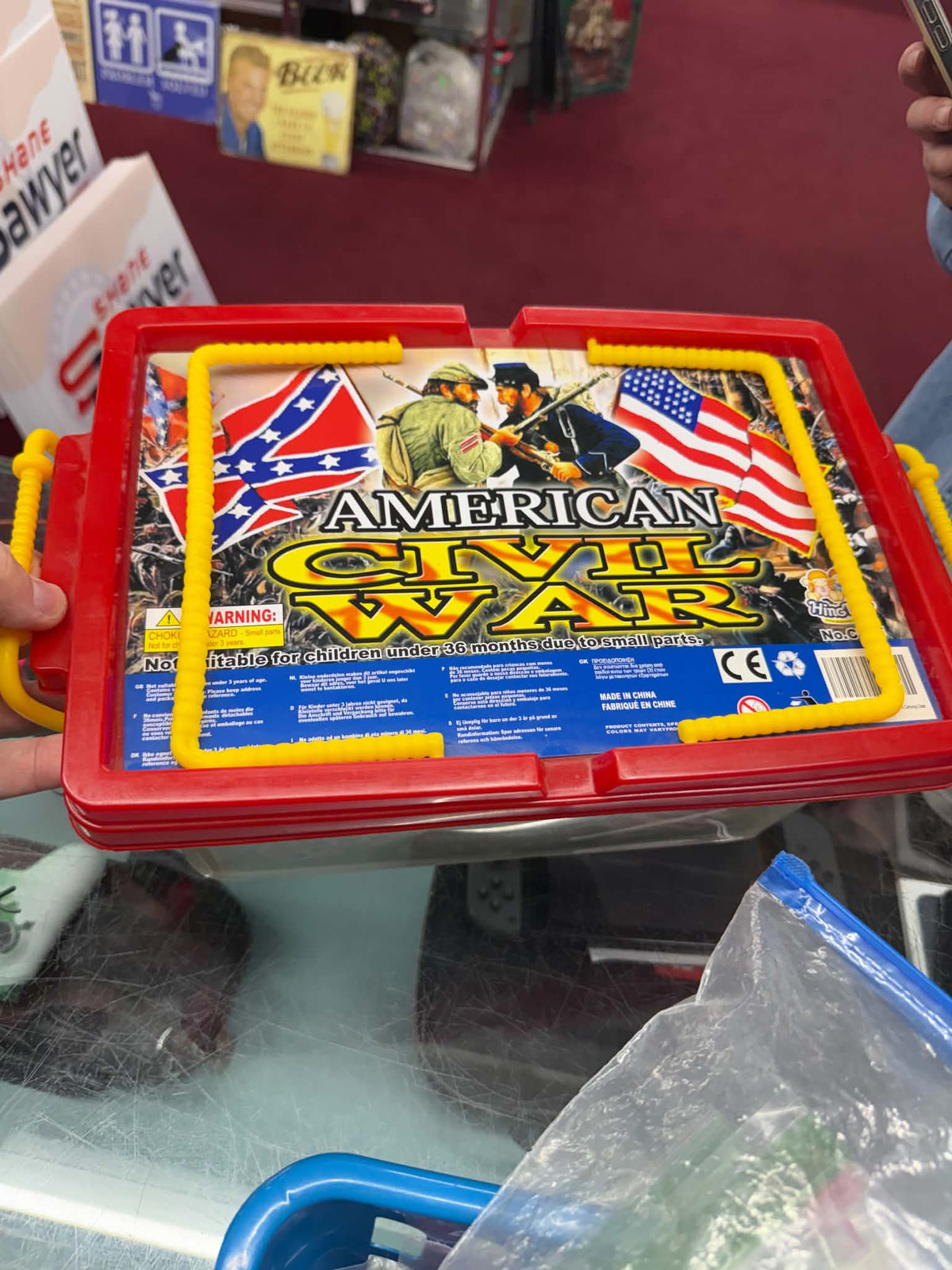 HingFat American Civil War Play Set of Over 150+ Pieces In Original Plastic Tub.
