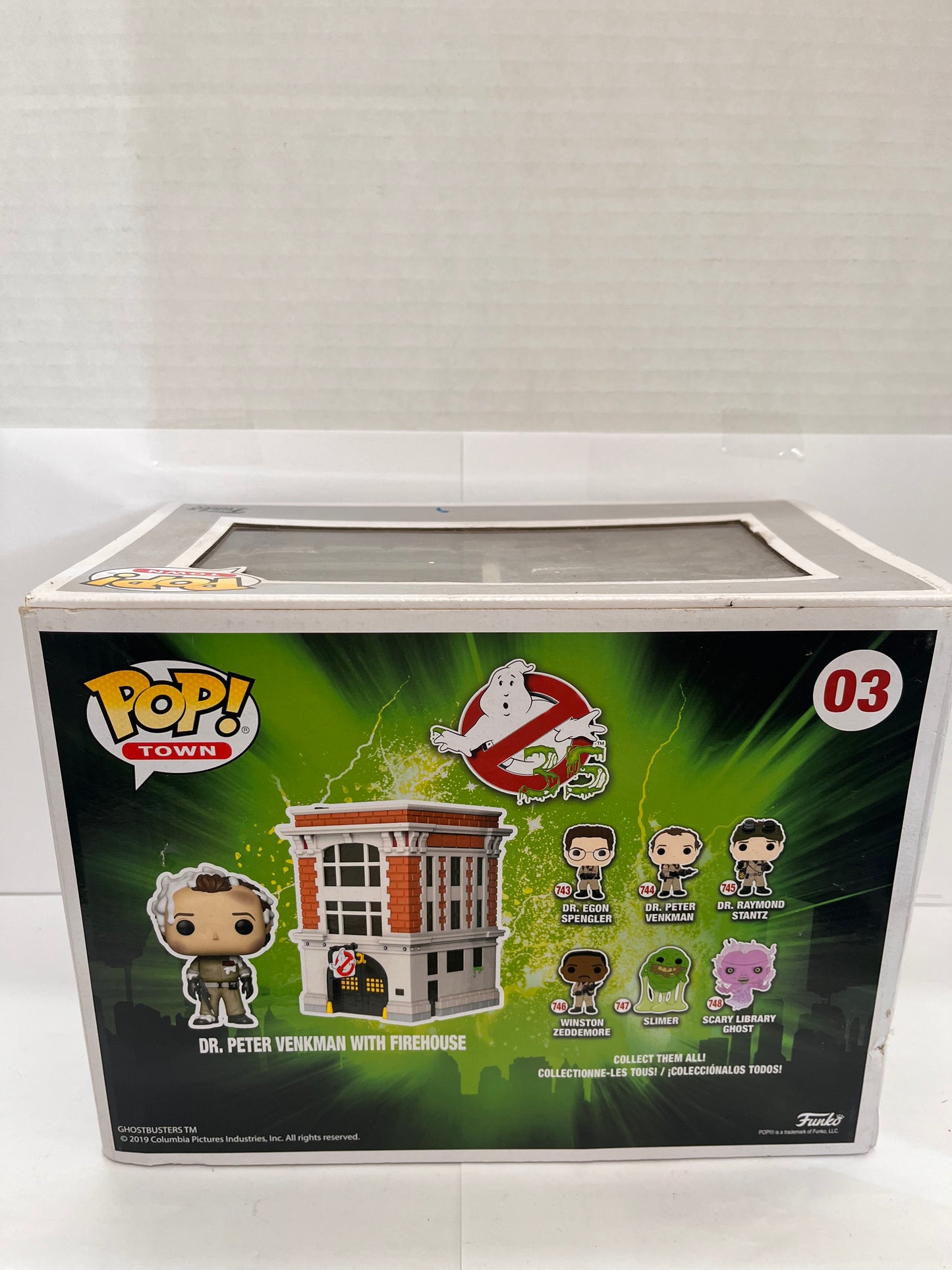 Funko Pop! Town: Ghostbusters - Dr. Peter Venkman with Firehouse #03
