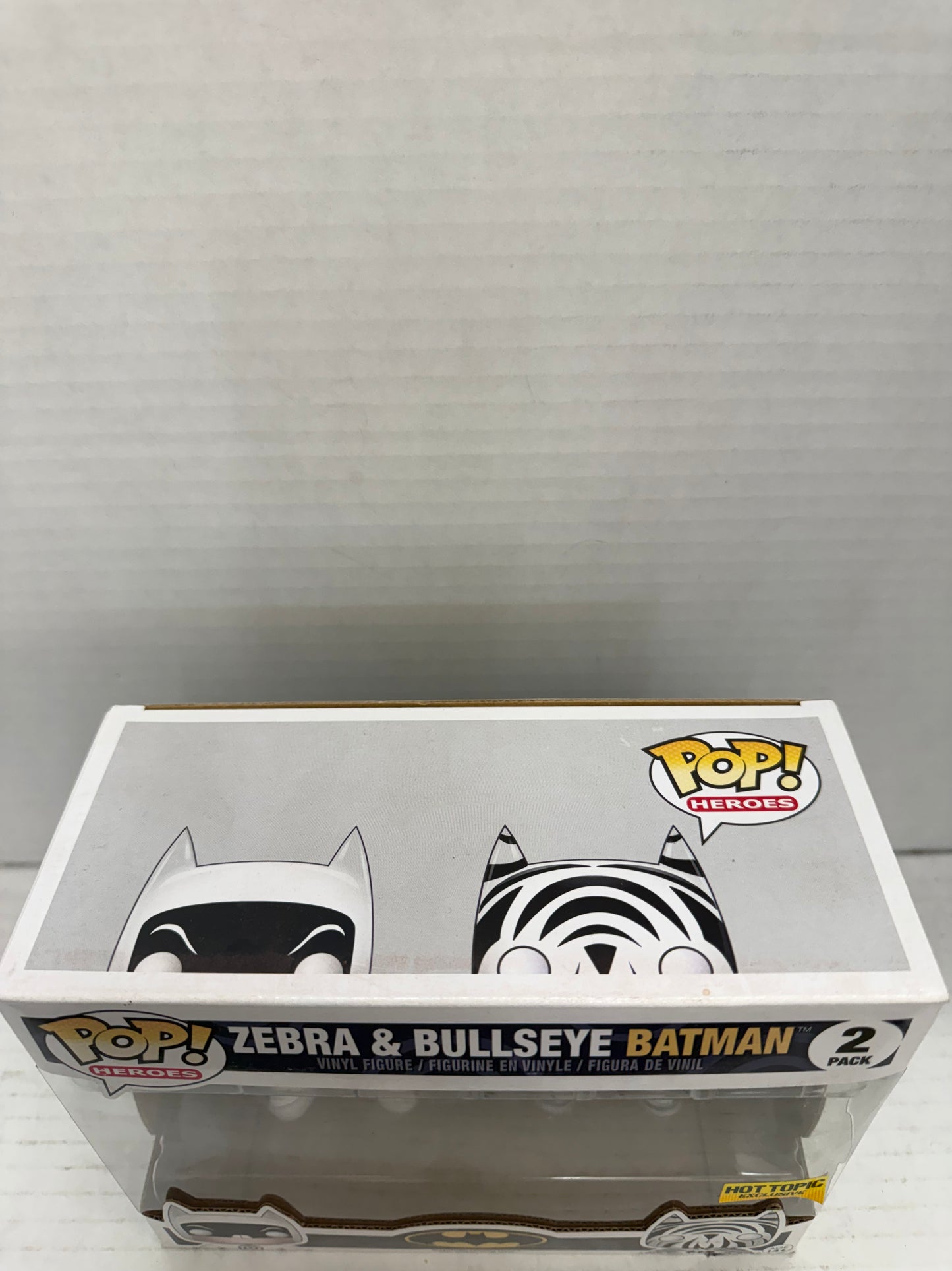 Funko Pop! Bullseye And Zebra Batman 2 Pack Hot Topic Exclusive