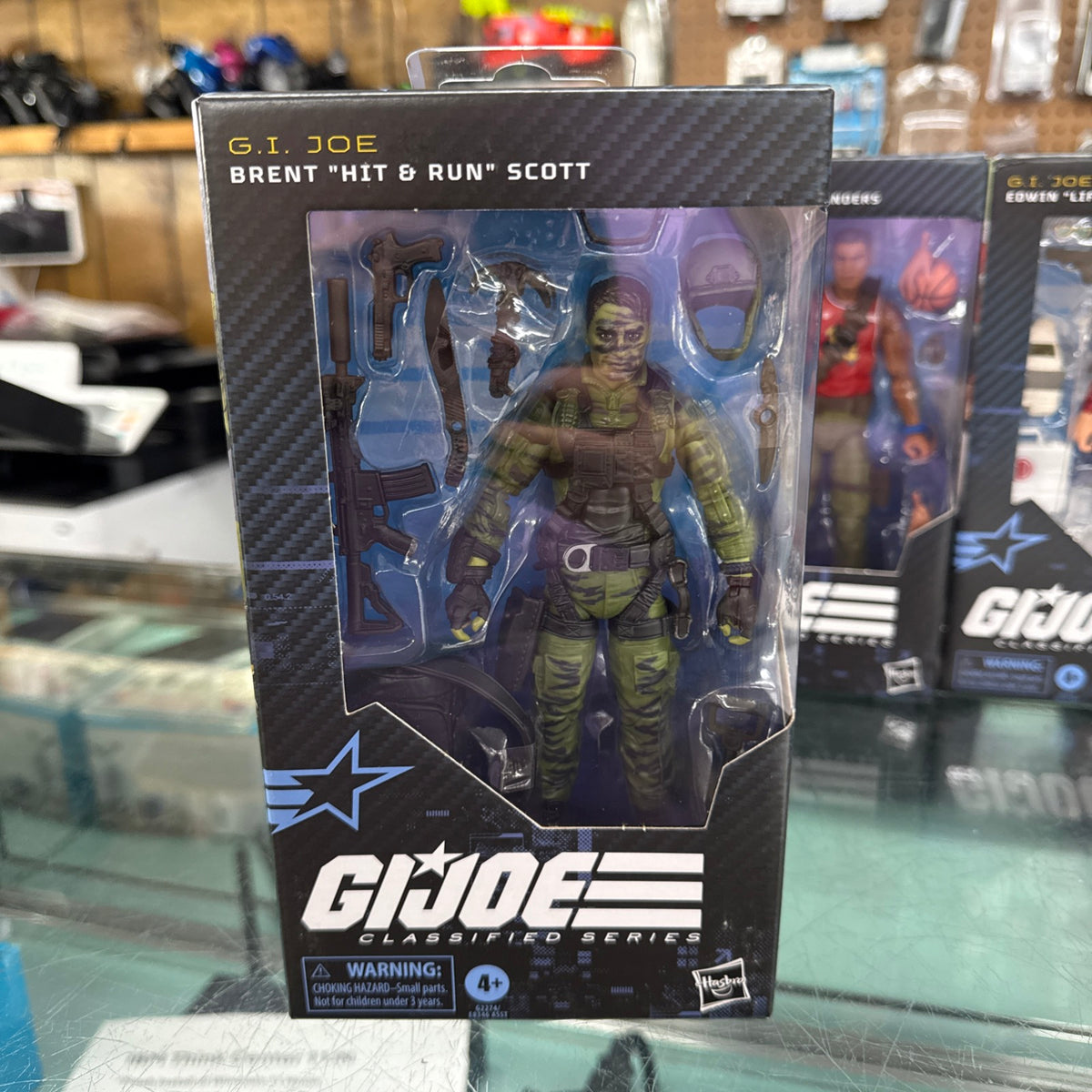 G.I. Joe Classified Series #188 Brent “Hit & Run” Scott 6" Action Figure In Hand