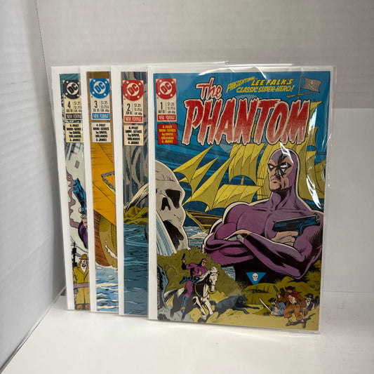 The Phantom #1-4 - Complete Mini-Series Comic Set Lot - DC Comics, 1988