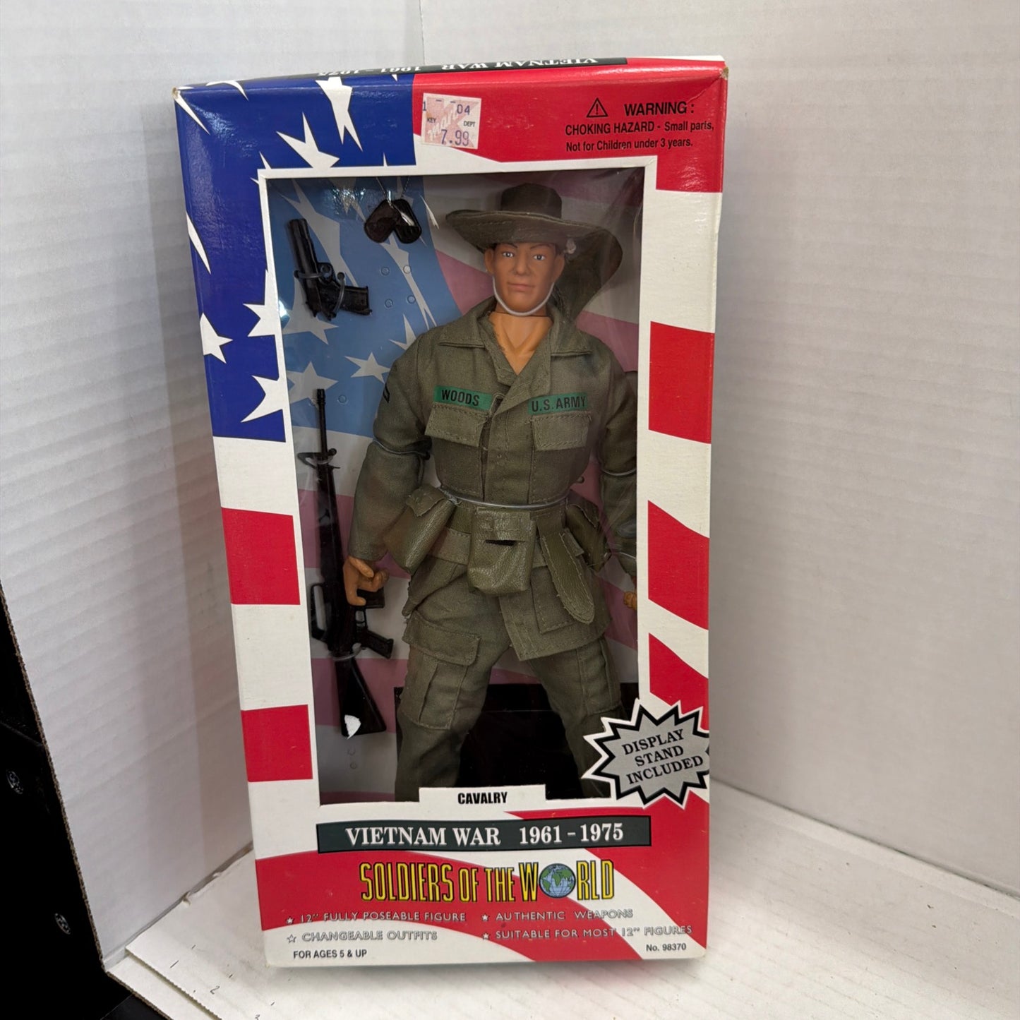 US Serviceman Memorial Collection Airborne 12"  Action figure Vietnam War Figure