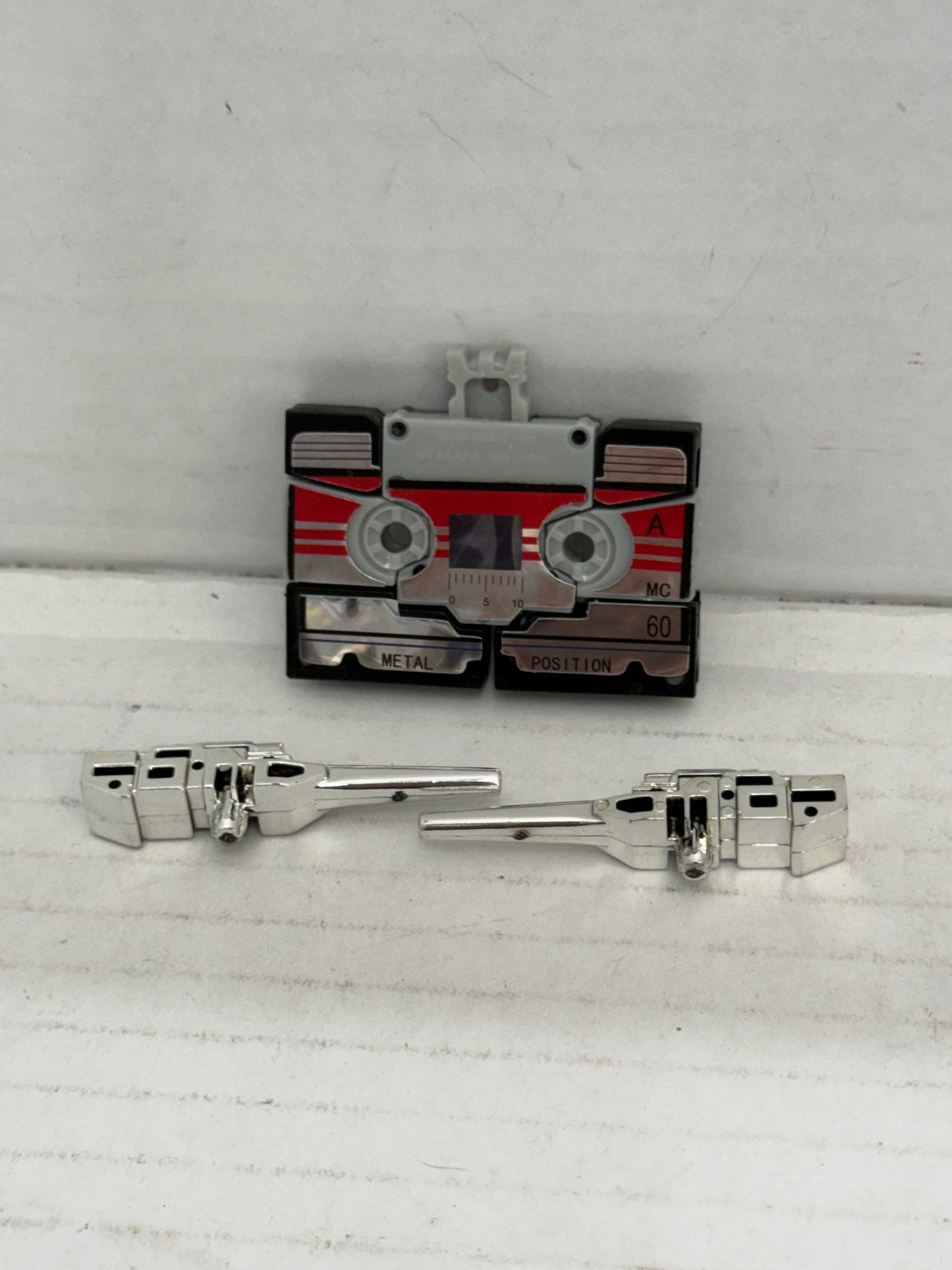 Rewind SILVER 100% Complete Vintage 1986 G1 Transformers Hasbro Action Figure