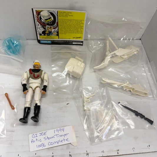 GI Joe Hasbro Sgt Savage Arctic Stormtrooper Action Figure Shooting Catapult 94