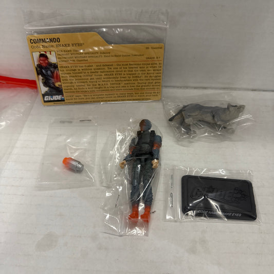 GIJOE 2008 Snake Eyes & Timber Comp DVD BATTLE SET MASS DEVICE With File Card