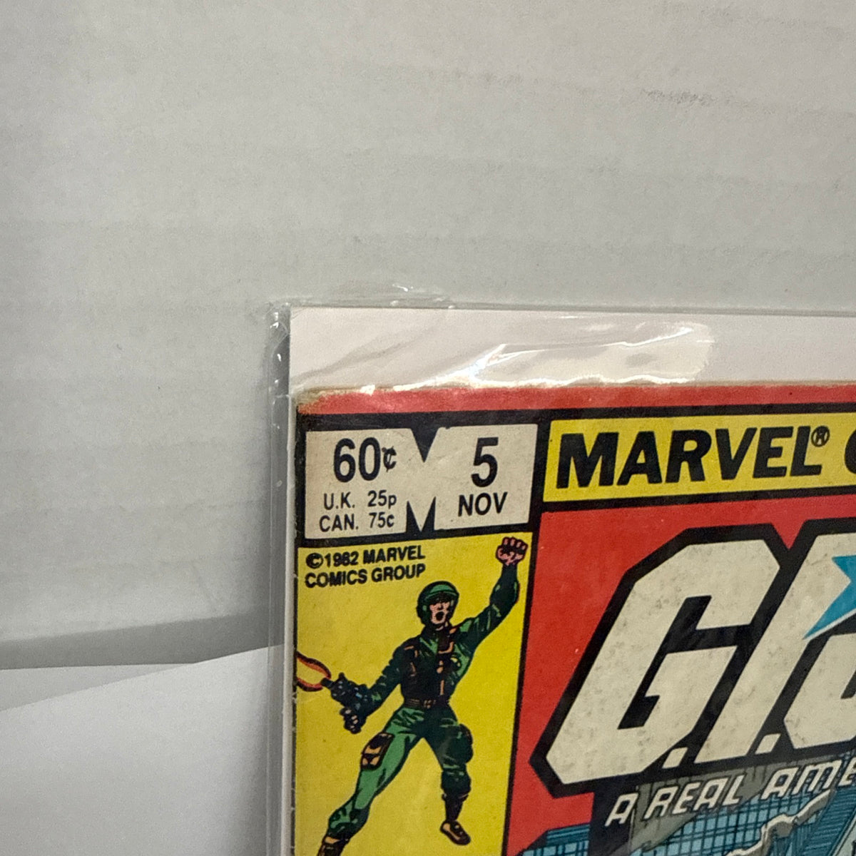 1982 MARVEL GI JOE #5 FN 1st PRINT NEWSSTAND COMIC BOOK A REAL AMERICAN HERO