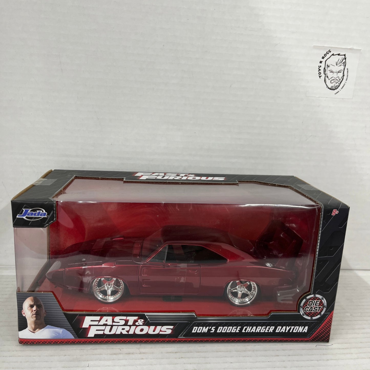 1969 DODGE CHARGER DAYTONA RED "FAST & FURIOUS " 1/24 DIECAST MODEL JADA