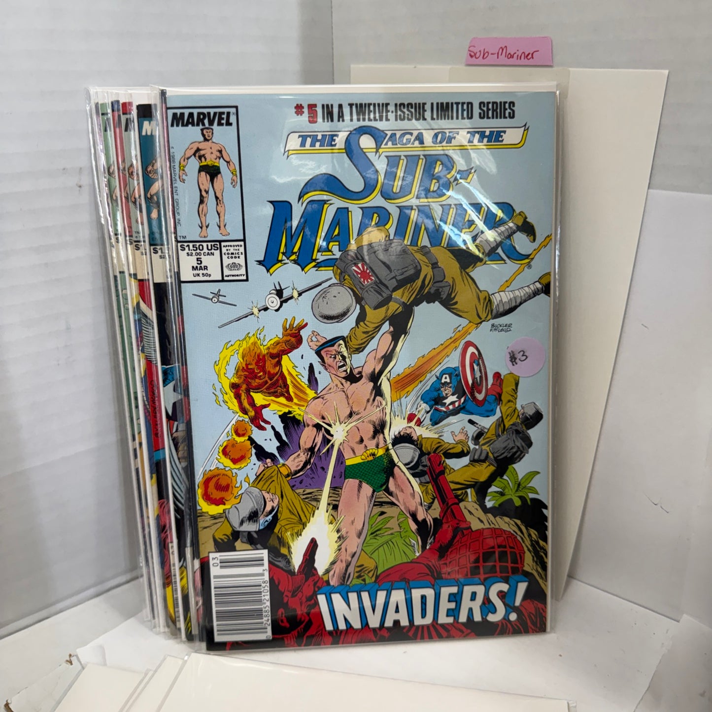 SAGA OF THE SUB-MARINER #1-12 COMPLETE LOT*1988, MARVEL LIMITED SERIES