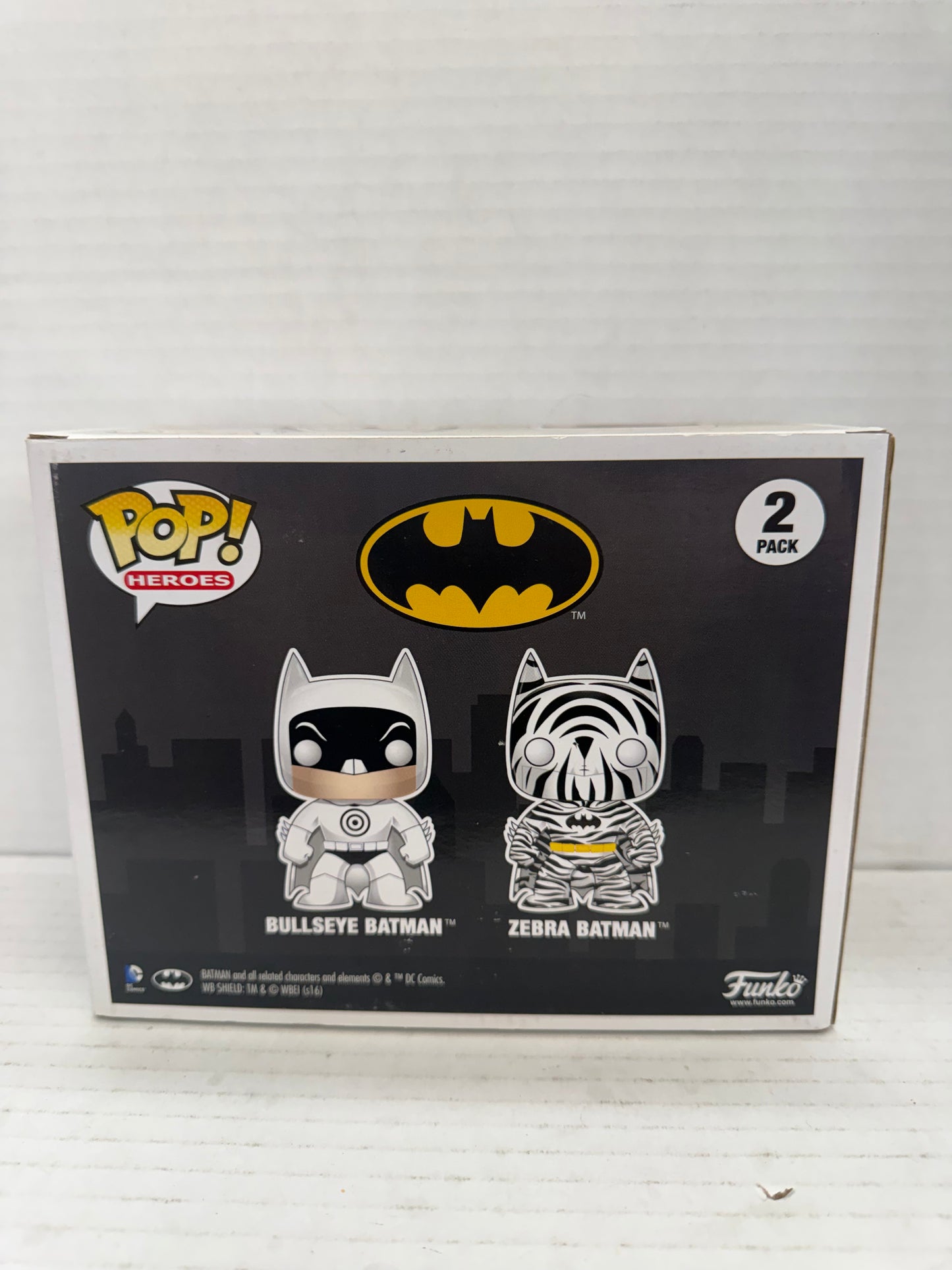 Funko Pop! Bullseye And Zebra Batman 2 Pack Hot Topic Exclusive