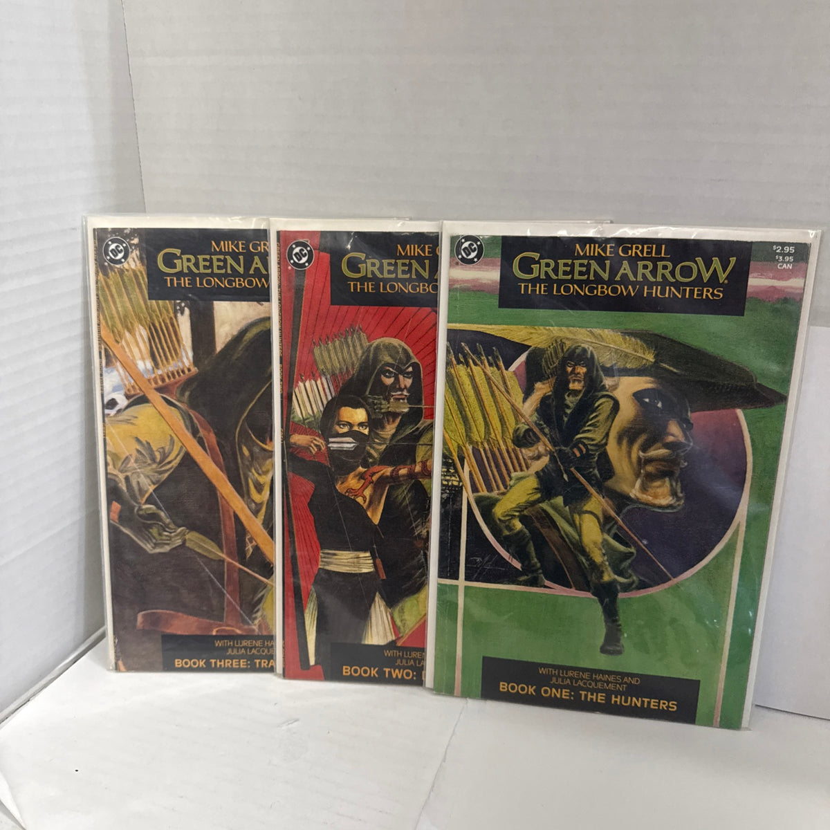 1987 Green Arrow Long Bow Hunters #1-3 Complete Set DC Comics