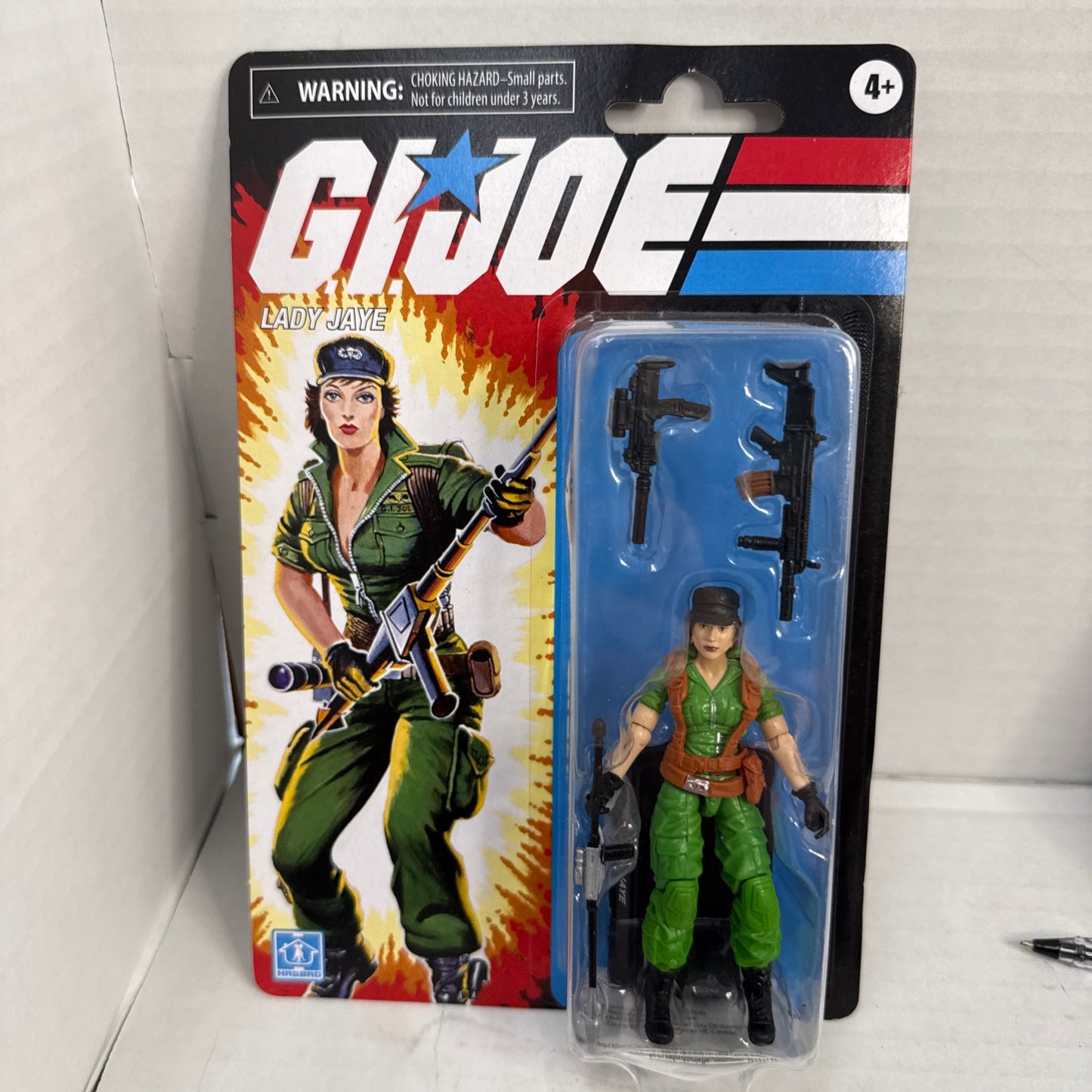 Hasbro GI Joe Retro Lady Jaye 6 inch Action Figure