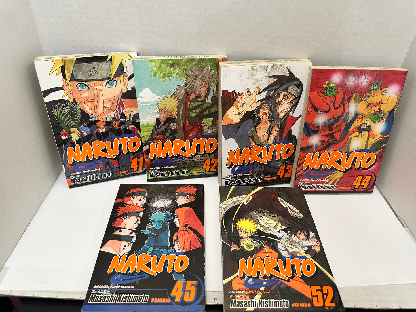 LOT OF 11 NARUTO MANGA VOL. 36-45 + Vol. 52 MASASHI KISHIMOTO VIZ Media