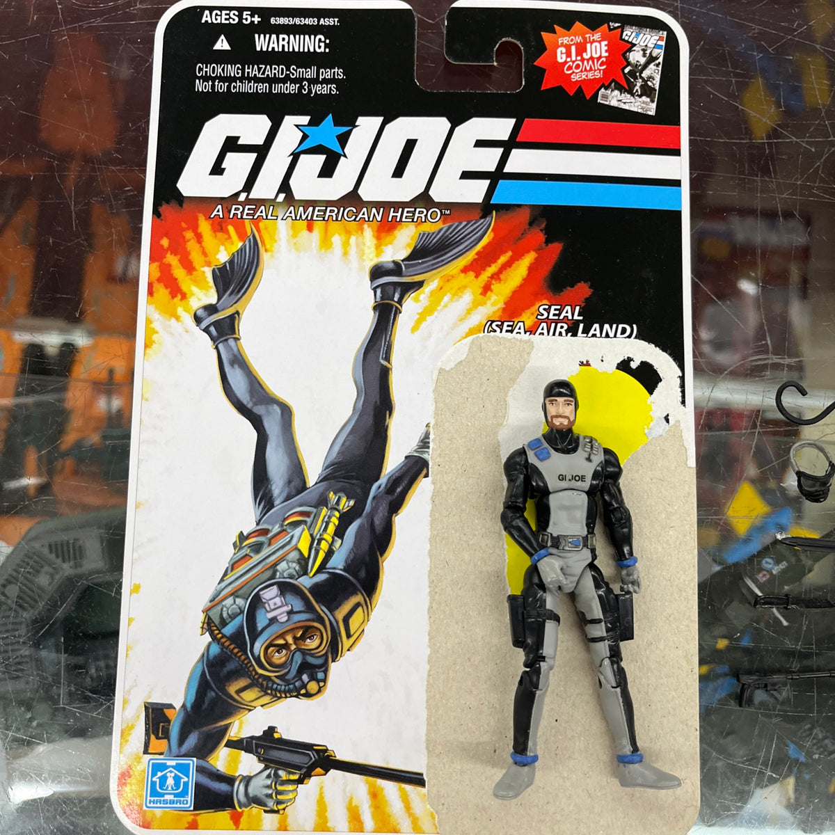 Hasbro G.I. Joe 25th Anniversary SEAL Lt. Torpedo Figure w/ Gun Backpack