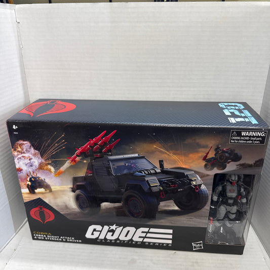 GI Joe G.I. Joe Classified Series COBRA NIGHT ATTACK 4-WD Stinger & Driver New