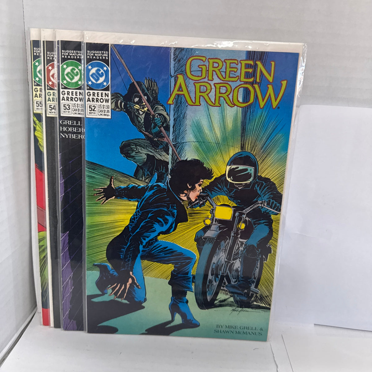 GREEN ARROW #43-55  (1991) DC COMICS RUN LOT OF 14. Grell Cowan Wray