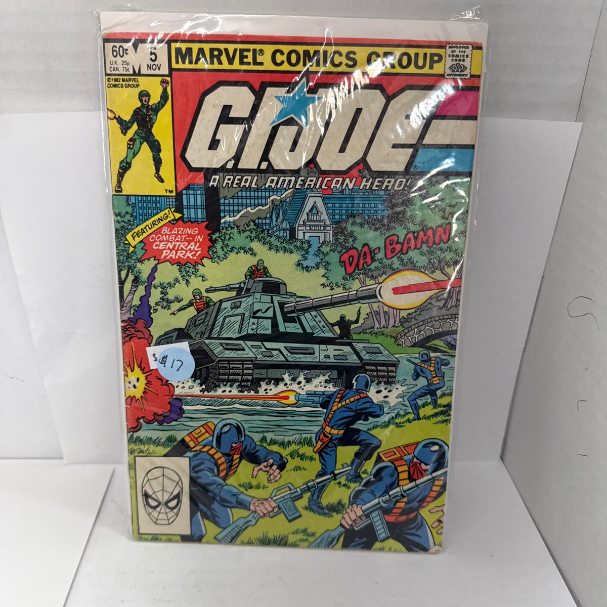 1982 MARVEL GI JOE #5 FN 1st PRINT NEWSSTAND COMIC BOOK A REAL AMERICAN HERO