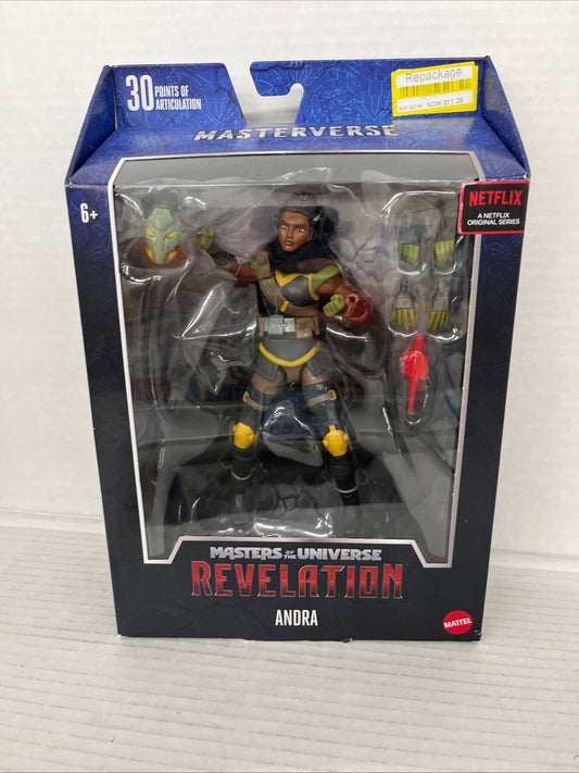 Masters Of The Universe MOTU Mattel Revelation Andra SEALED Action Figure