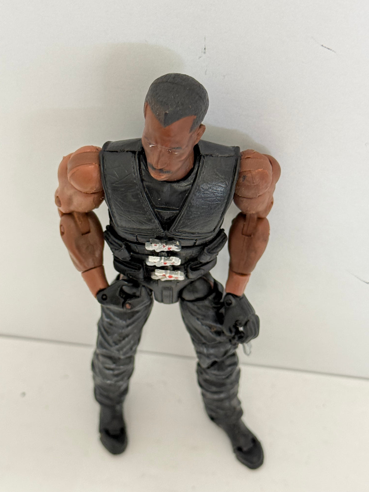 Rare MARVEL LEGENDS ToyBiz BLADE Action Figure Wesley Snipes - Figure Only