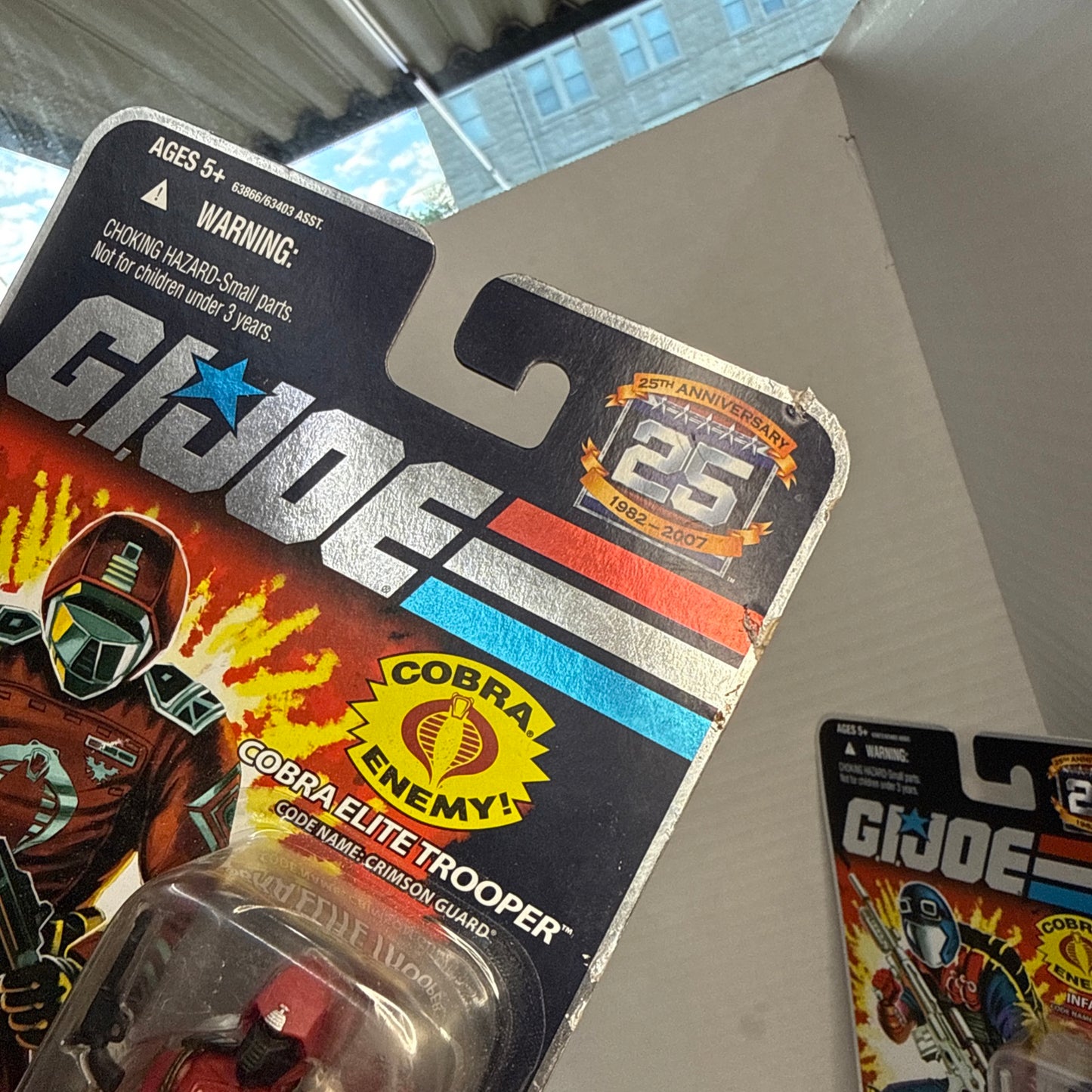 G.I. Joe 25th Anniversary Cobra Elite Trooper Crimson Guard 2007 New Sealed