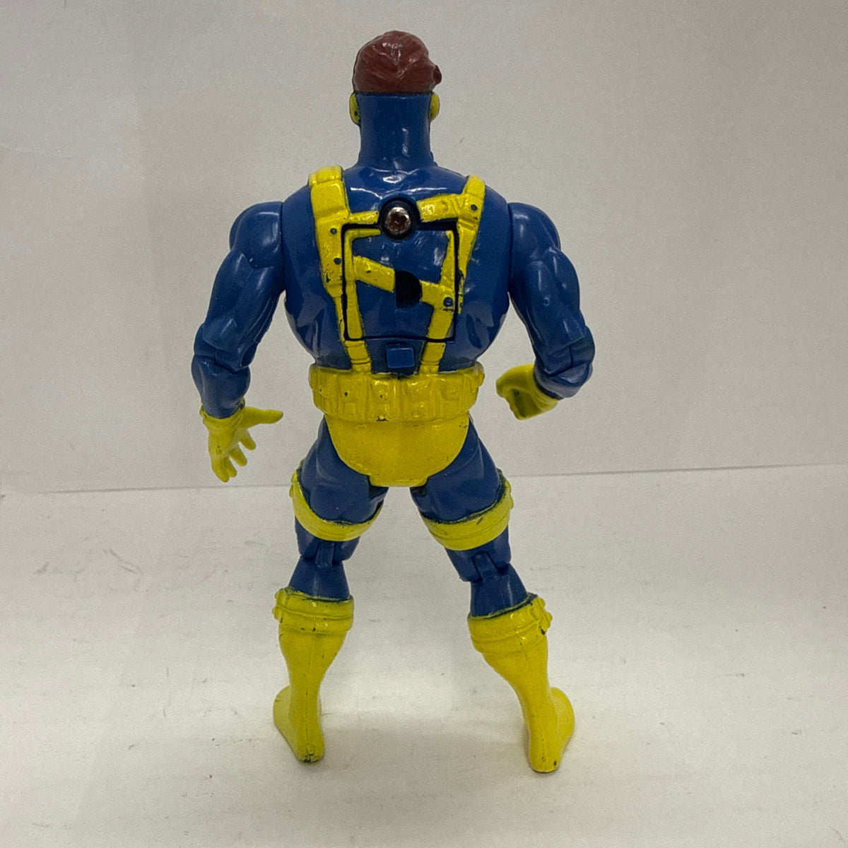 Vintage X-Men Cyclops Deluxe Edition 10” Action Figure 1993 Toy Biz Incomplete