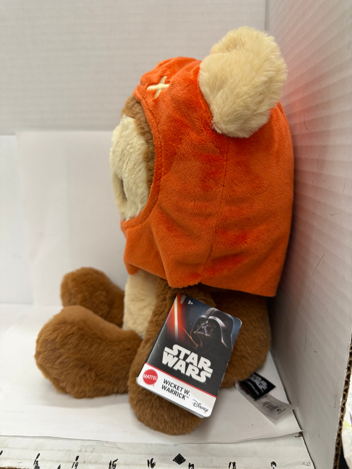 Star Wars Return of the Jedi Ewok Wicket W. Warrick 14" Weighted Plush Mattel
