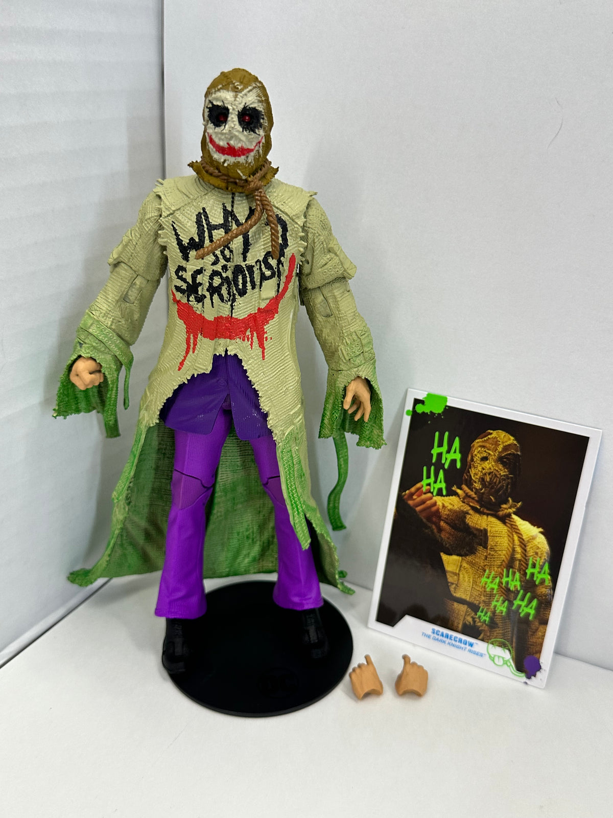 DC Multiverse Scarecrow Dark Knight Rises Jokerized 7" Action Figure Gold Label