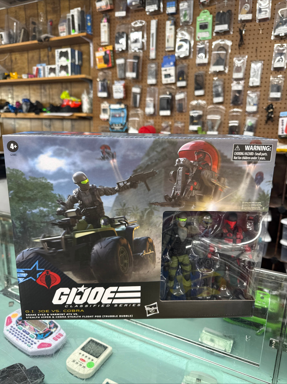 GI Joe Classified Series 6" 218 Snake Eyes Stealth Viper Trubble Bubble NIH