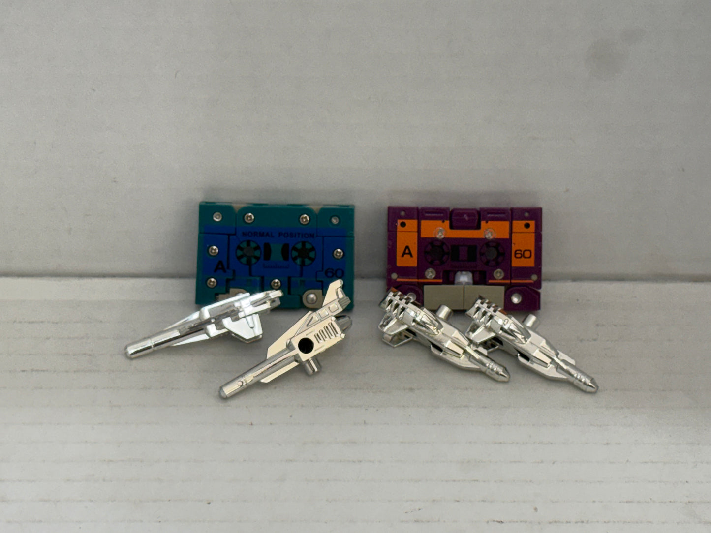 Transformers G1 Decepticons Cassette Squawktalk Beastbox Reissues Loose Comp