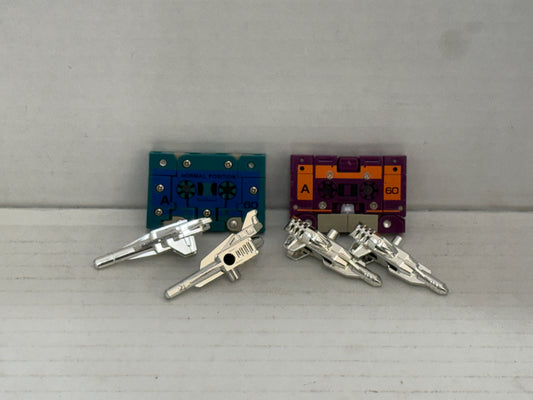 Transformers G1 Decepticons Cassette Squawktalk Beastbox Reissues Loose Comp