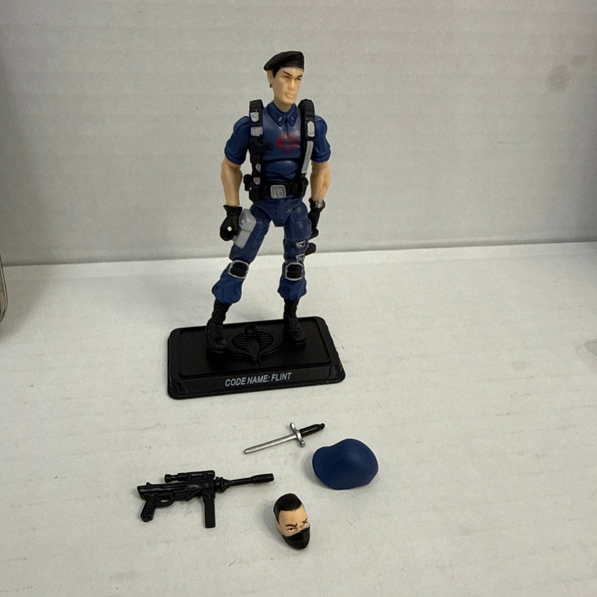 2008 GI JOE 25TH ANNIVERSARY FLINT V13 COBRA DISGUISE LOOSE COMPLETE FIGURE