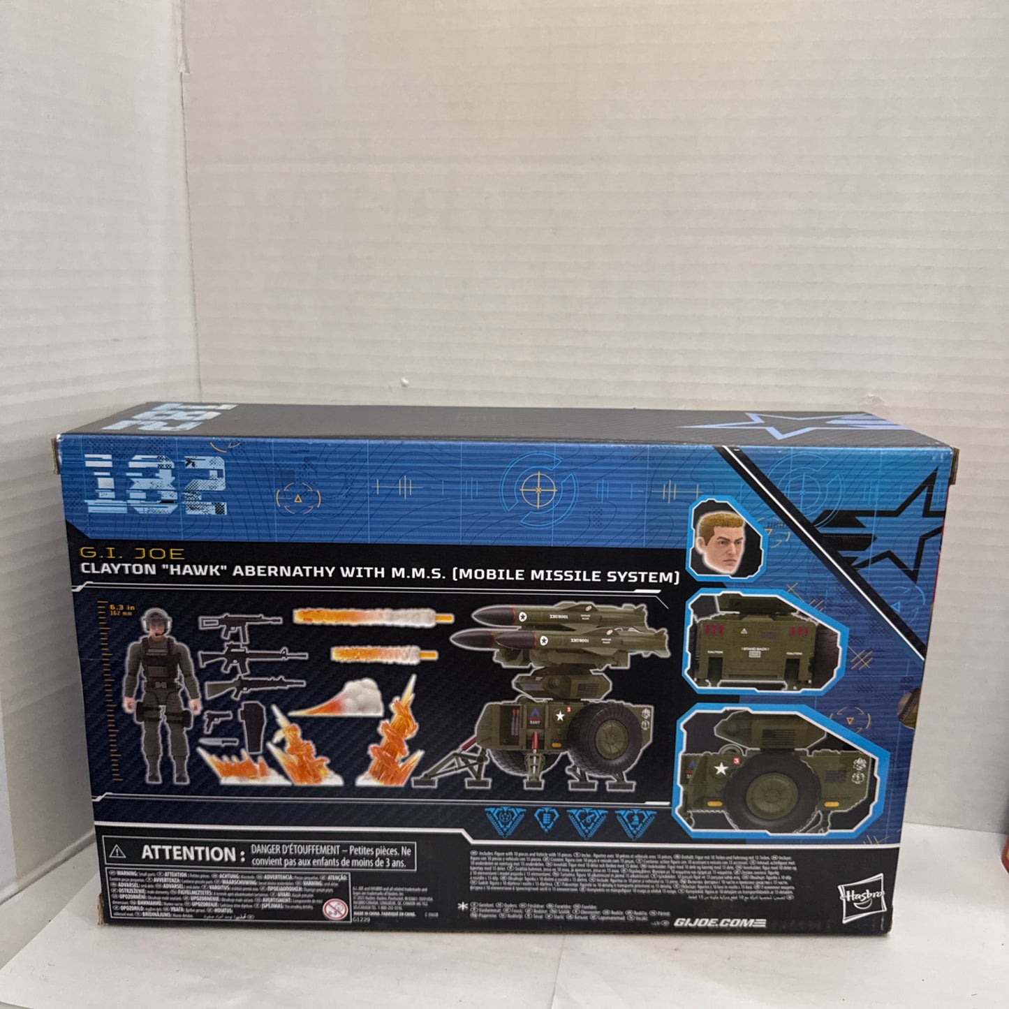 G.I. Joe Classified General Hawk with MMS Mobile Missile System New Sealed
